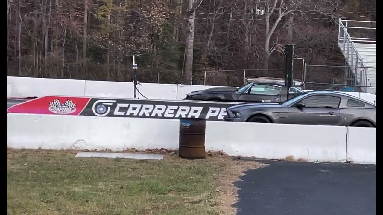 2013 MUSTANG GT CRUSHES OLD CAMARO