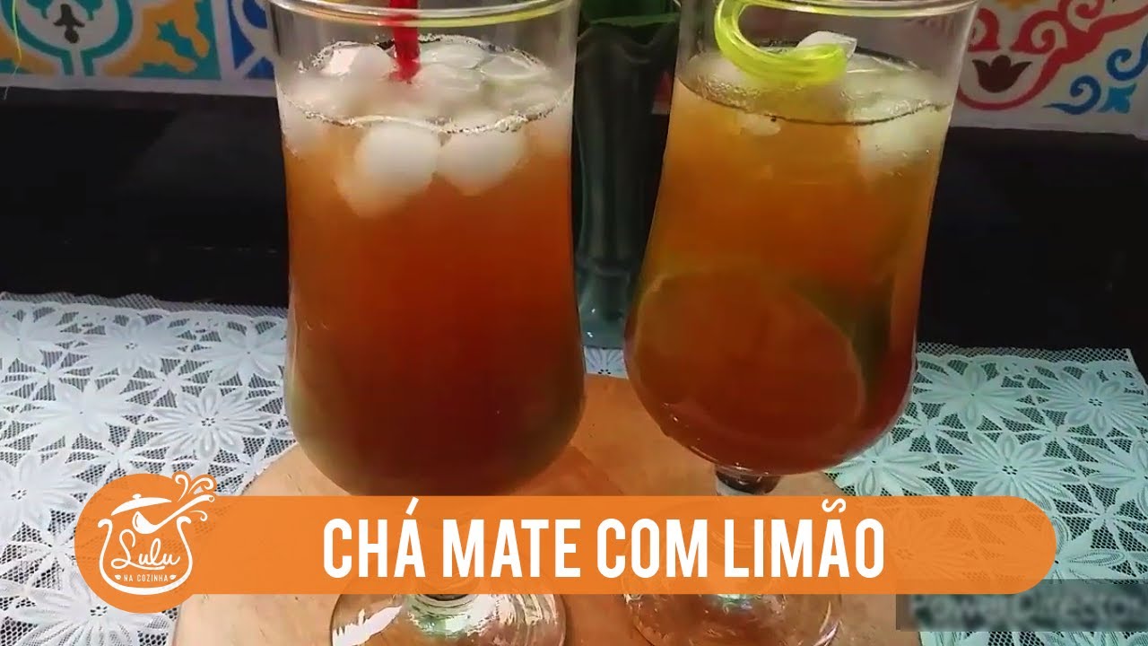 CHÁ MATE COM LIMÃO GELADO