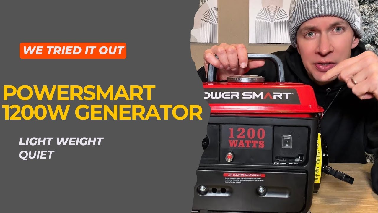 Портативный газовый генератор PowerSmart мощностью 1200 Вт — мы его опробовали.