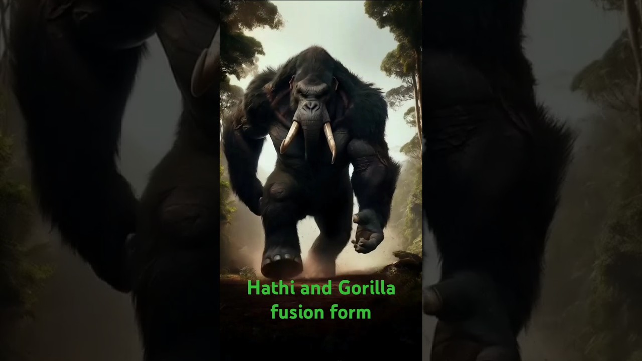 Hathi and Gorilla fusion form          the powerful forms
