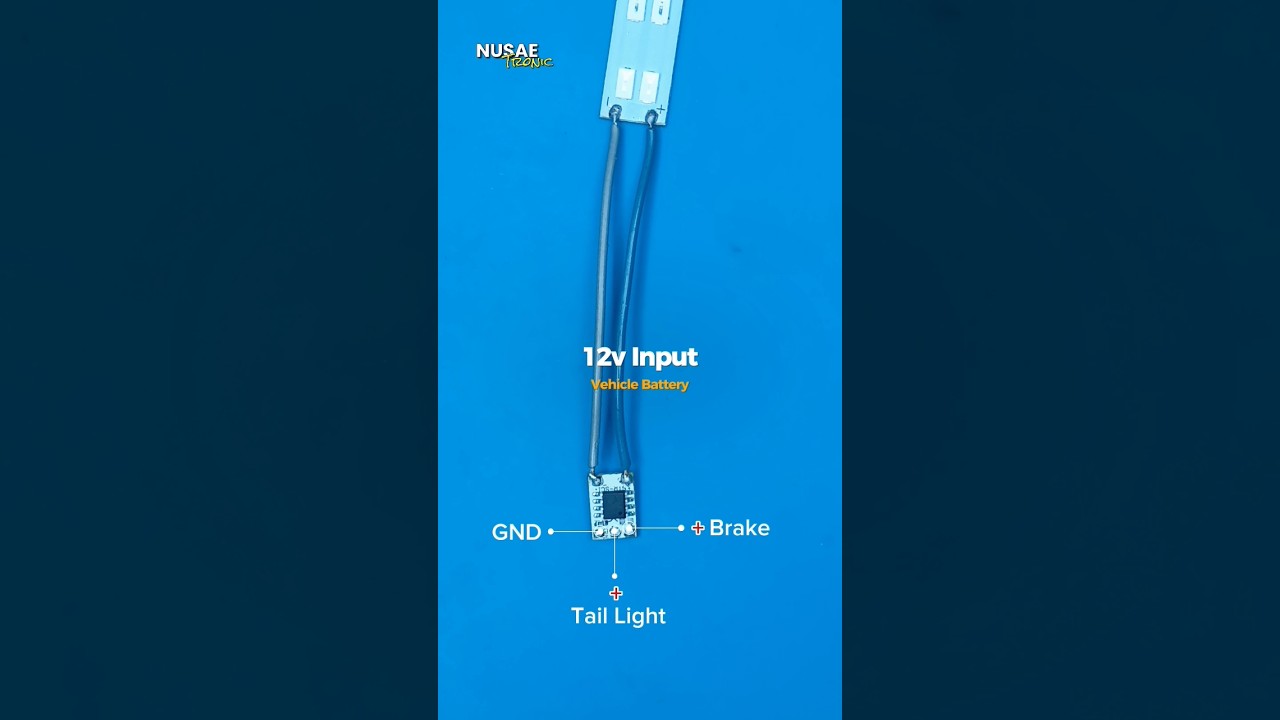 Cara memasang modul lampu led kedip agar awet | lampu rem