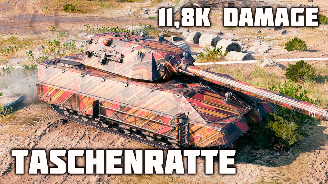 Taschenratte WoT – 8Kills, 11,8K Damage