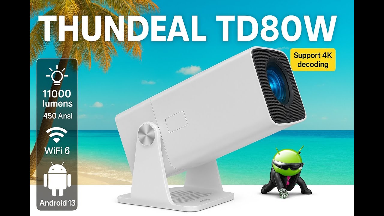UMBOXING PROYECTOR TUNDEAL TD80W (FHD)