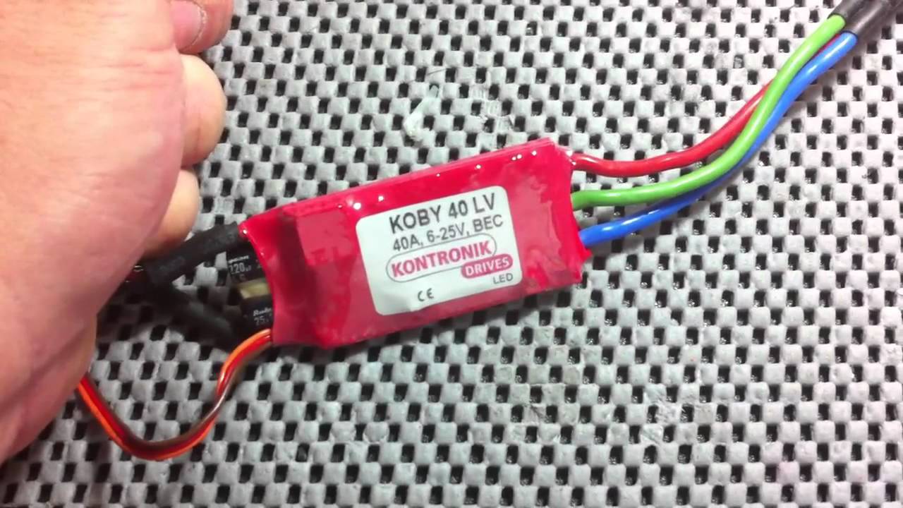 Koby 40a problem (flash 8 light)