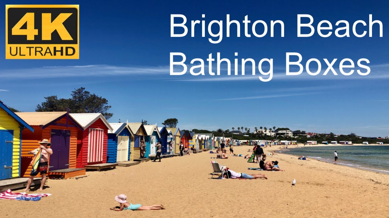 Walking Brighton Beach Melbourne  | Bathing Boxes