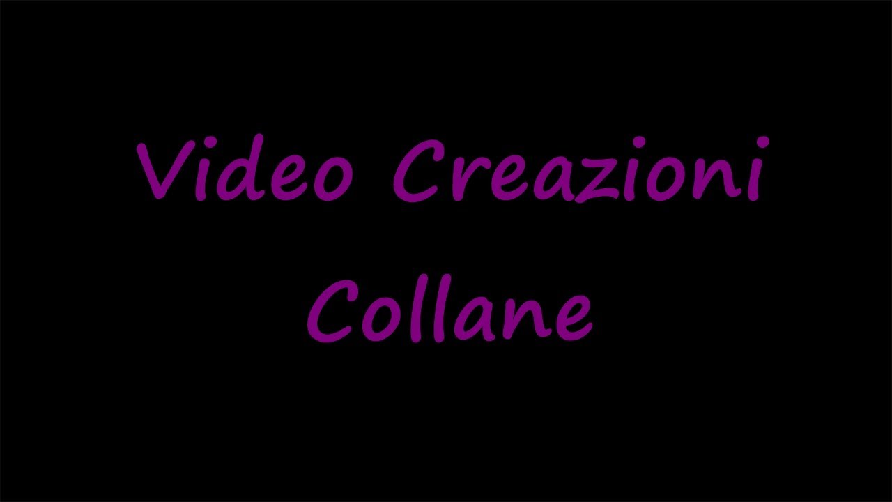 Video Creazioni - Collane semplici