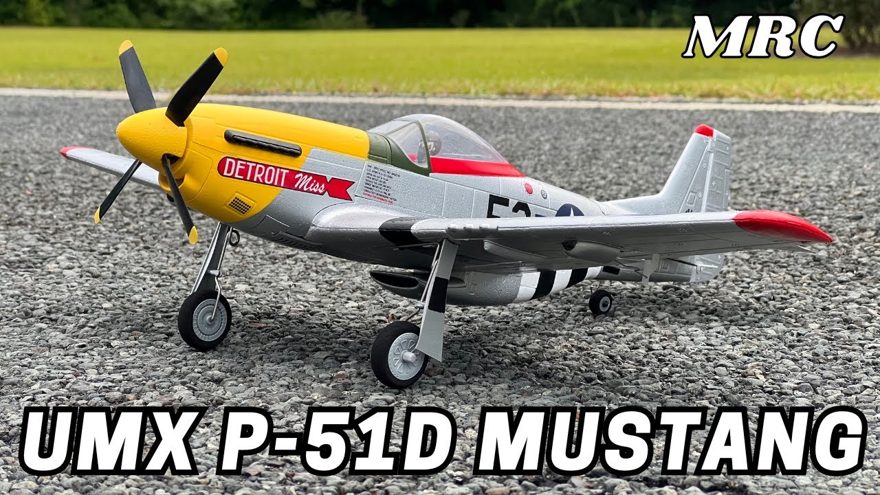 E-flite UMX P-51D Mustang Flight Review - It's Fast!