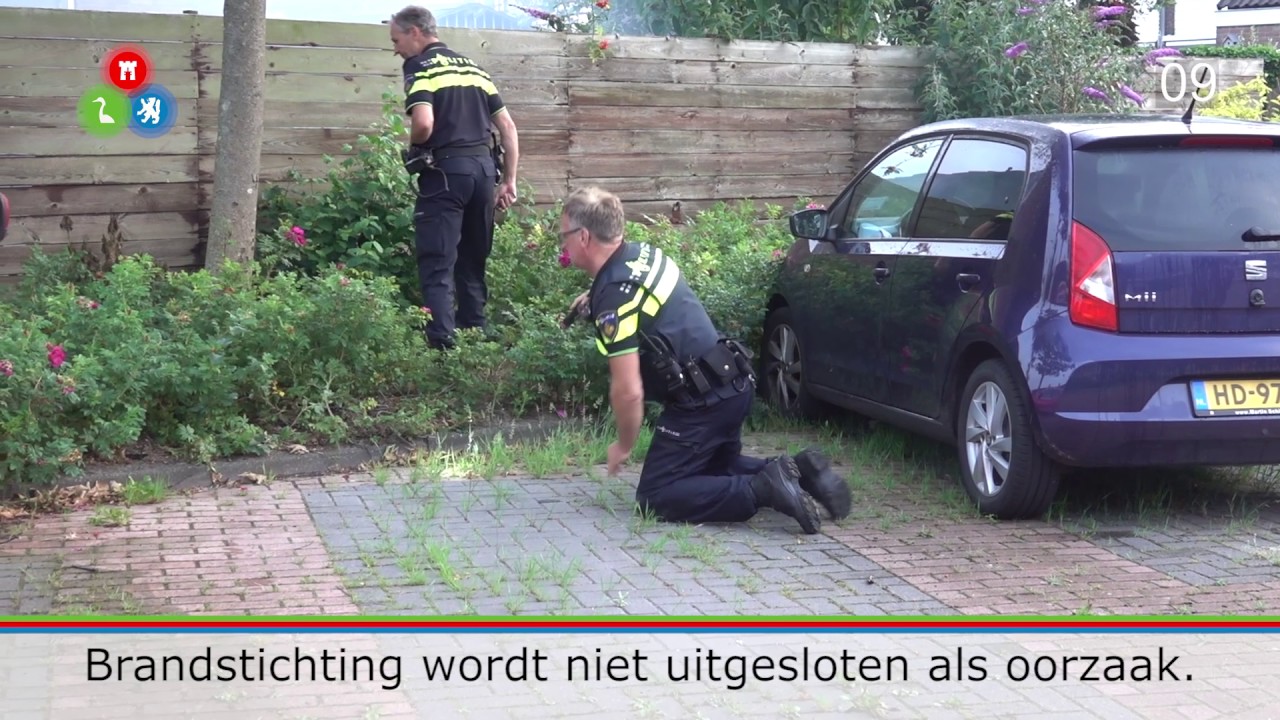 Brand in tuin woning Hulstlaan Heerhugowaard