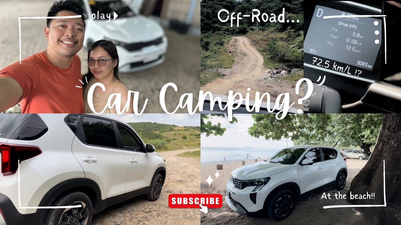 Kia Sonet Off-Road Challenge! Car Camping in Batangas | We Got 72.5 km/L on Nasugbu Highway