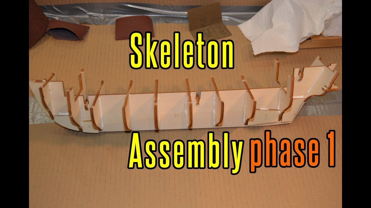 HMS Beagle - part 1 Skeleton Assembly (phase 1)