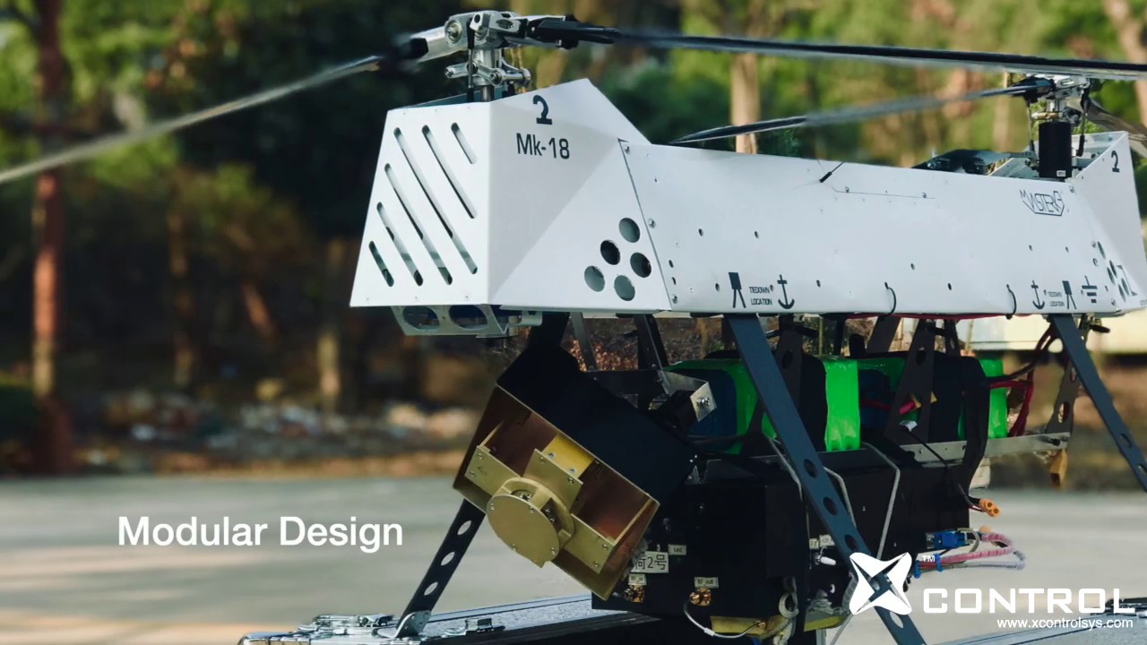 Mk-18II tandem Unmanned Helicopter