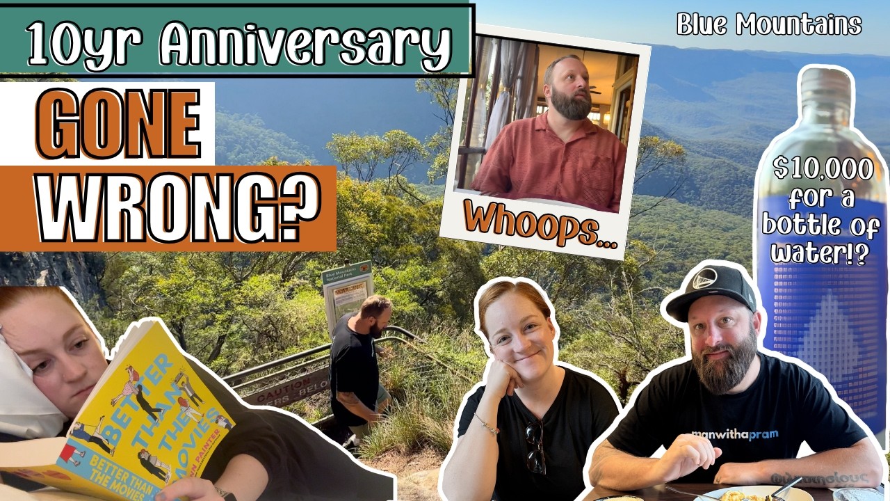 Our First Vlog! Marriage Anniversary | Aussie Couple, Marriage Podcast & Blue Mountains Getaway