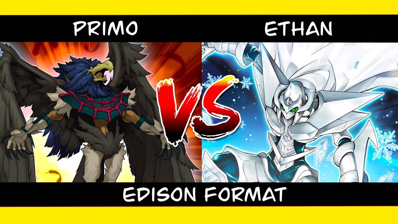 Yugioh Hybrid Blackwings vs Hero Frogs Edison Format Gameplay! UNDEFEATED at Card Addiction