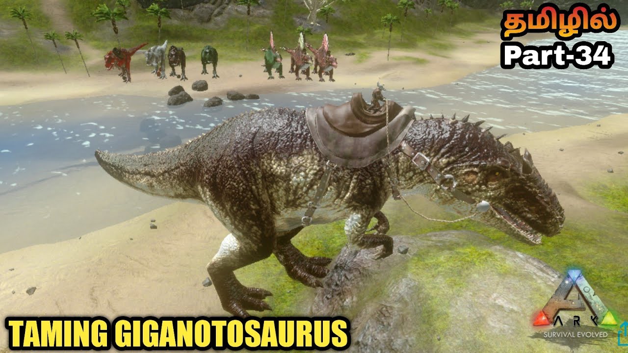 Ark Survival Evloved | Ark Survival Gameplay | Taming  Giganotosaurus | Jinesh Gaming | part-34