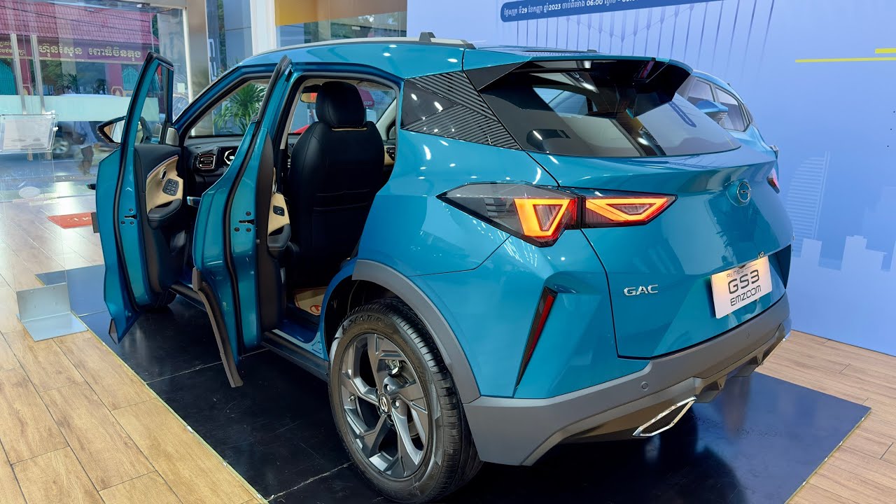 First Look ! 2024 GAC GS3 Emzoom 1.5TG FWD - Lagoon Blue Color