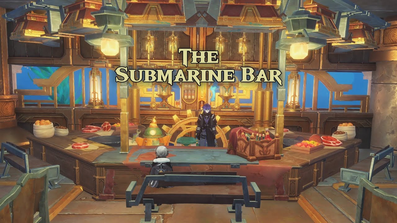 SereniteaPot Replicacode｜模本配布｜潜水艦bar｜The Submarine Bar｜塵歌壺｜GenshinImpact