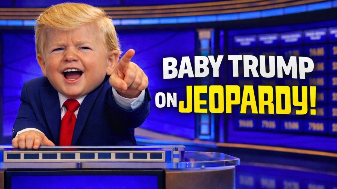 Baby Trump Goes on Jeopardy! Ft. Baby Biden & Baby Harris