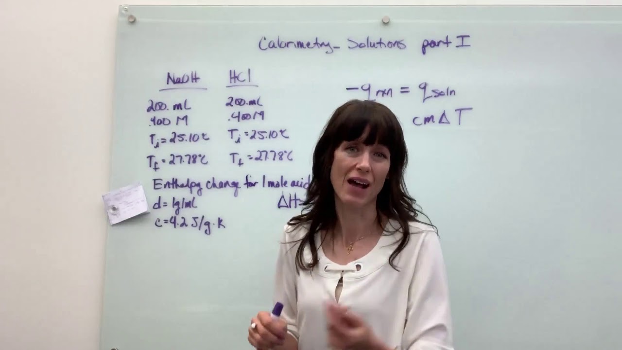 Calorimetry Solutions Part I