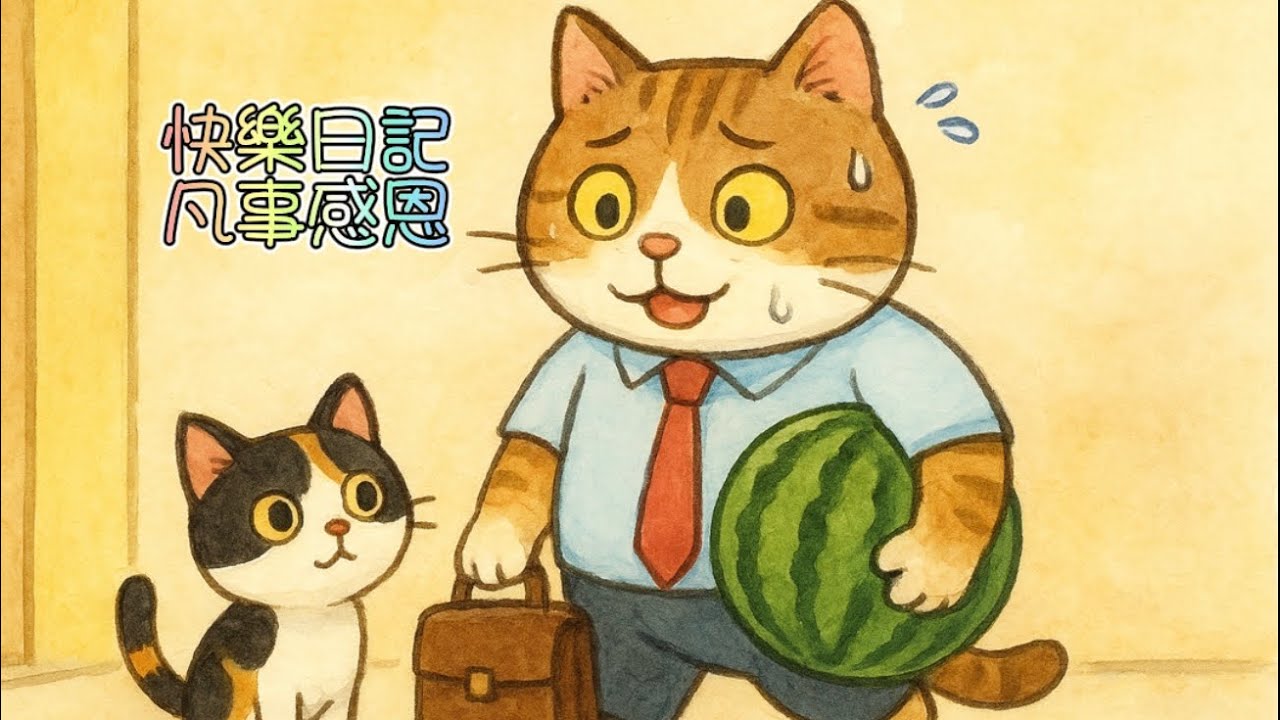 【粵語廣東話兒童故事】EP 13 ✨ 快樂日記，凡事感恩｜睡前故事｜小道理