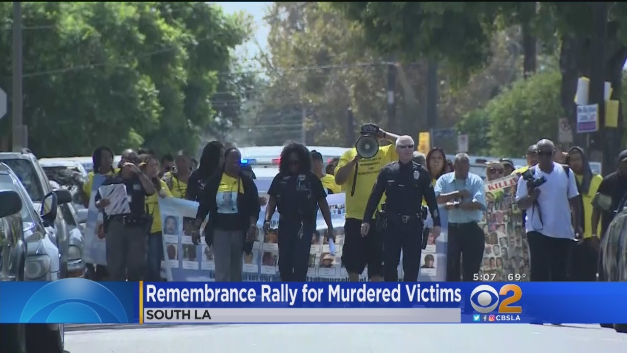 Families Hit Hard By Gun Violence Rally For Peace