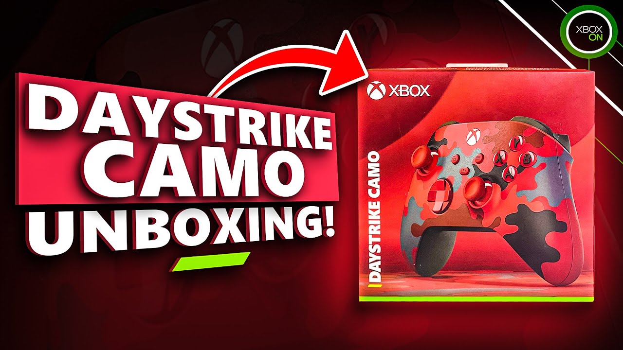 BRAND NEW Daystrike Camo Xbox Wireless Controller Unboxing