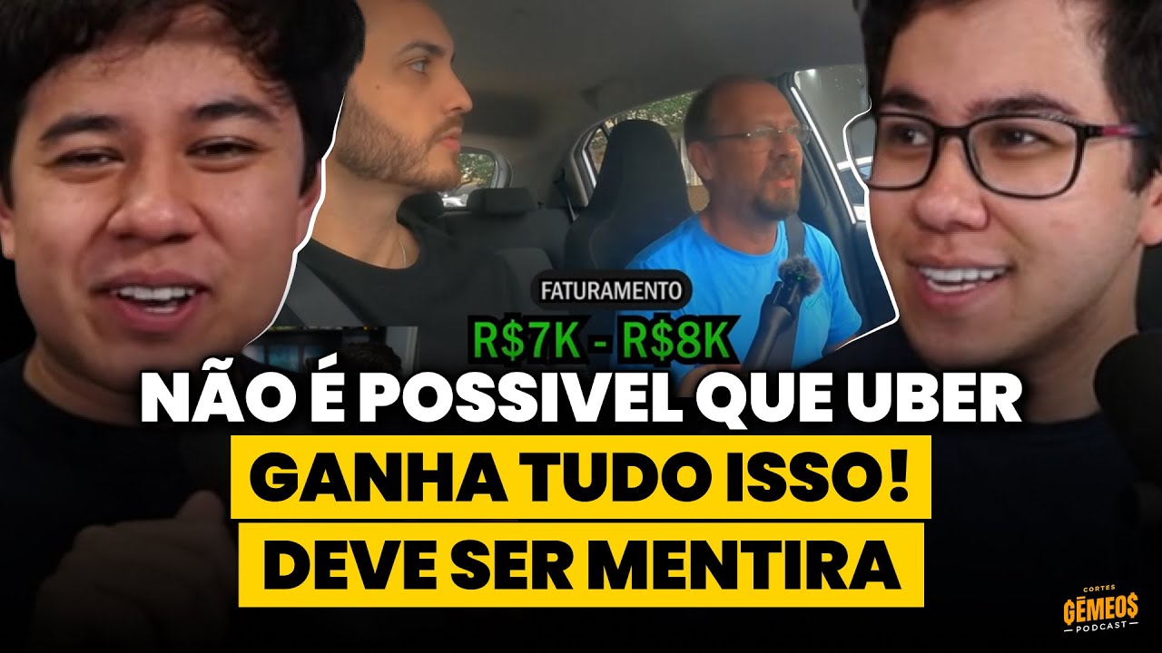 QUANTO GANHA UM UBER EM 2026?!