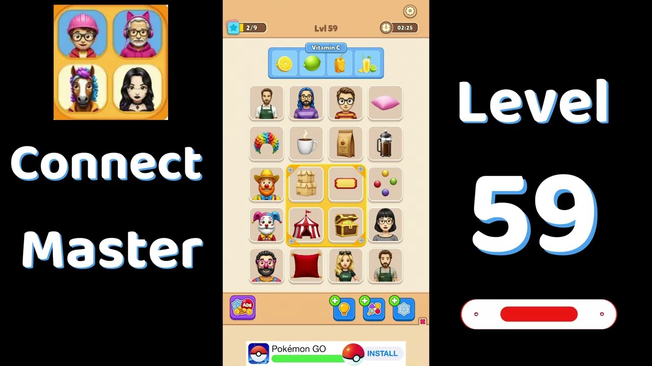 Connect Master Level 59 Walkthrough 🧩 | Match Puzzle | Puzzle Solutions & Tips | Go Answer