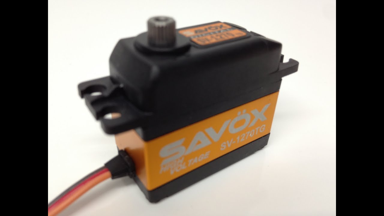 NEW!! Savox 1270TG Servo Unboxing - 487 in/oz of torque!