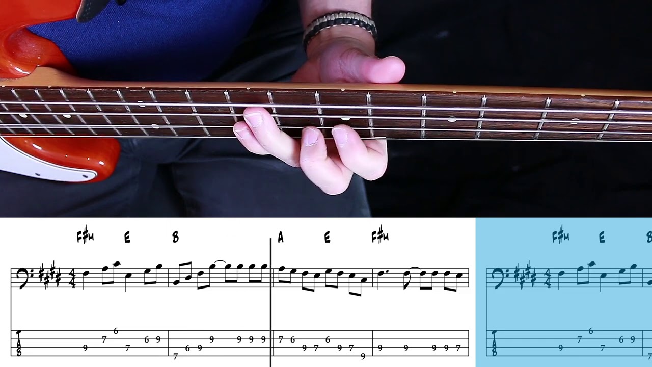 Shocking Blue -  Send Me A Postcard (Bass cover with tabs)
