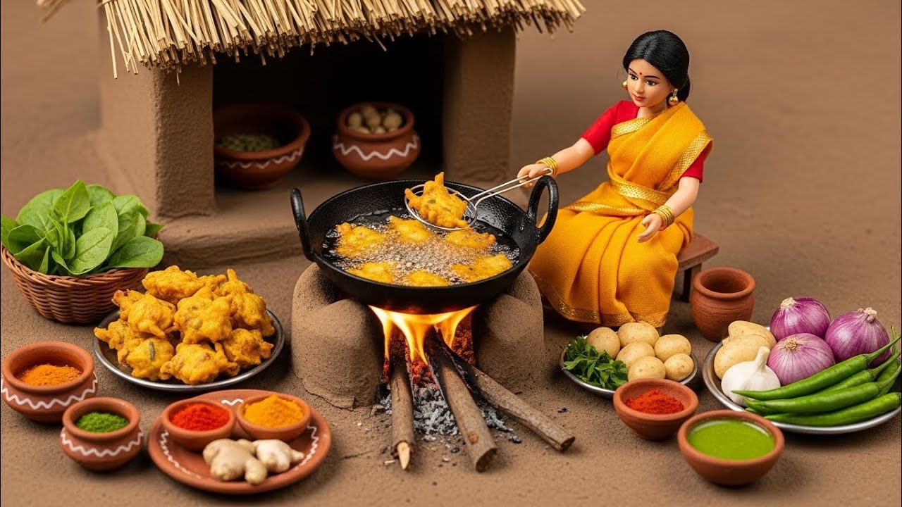 Gaon Ki Subah Se Dawat Tak 😱 Miniature Girl Ne Itna Khana Bana Dala | ASMR Village Cooking