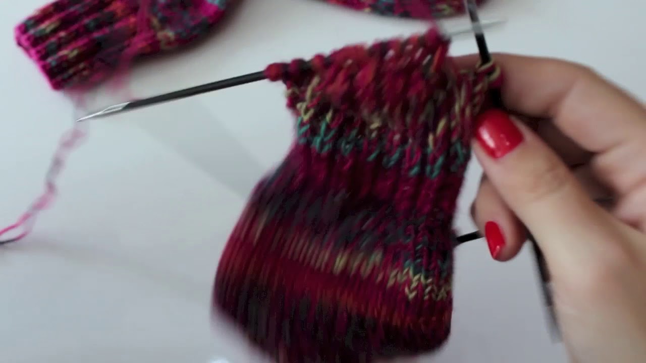 Socken stricken für Anfänger Teil 2 - Ferse