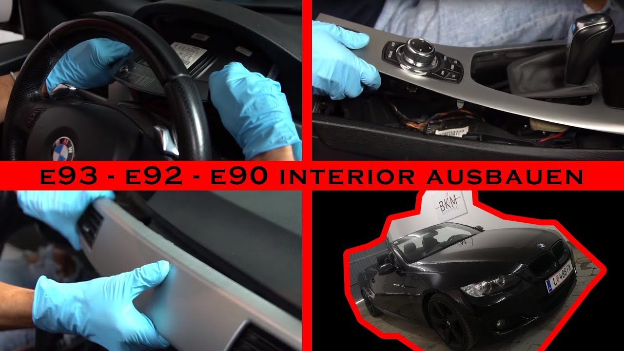 BKM | E93 E92 E90 Interior ausbauen in 10 Minuten | HowTo