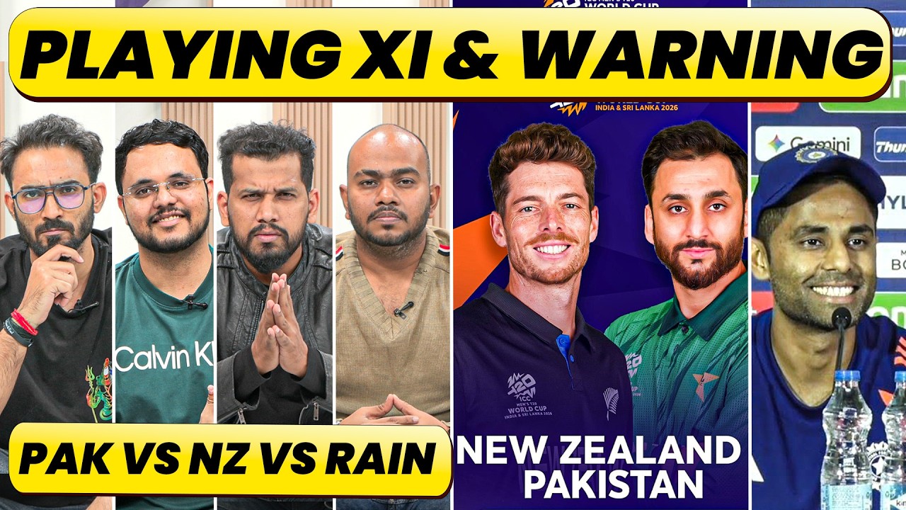 🔴GC CONNECT: SKY’s ‘ABHISHEK’ WARNING TO SA & OTHERS, PLAYING XI. RAIN IN PAK VS NZ