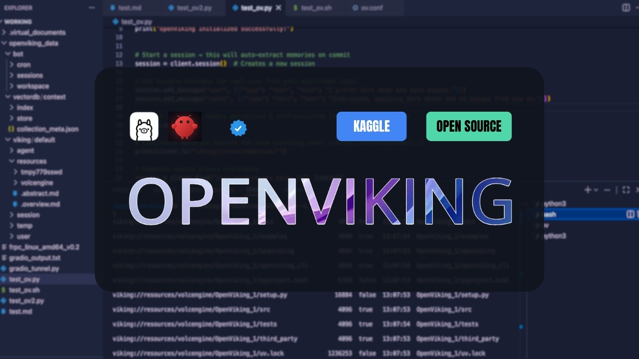 OpenViking: база данных контекстного управления OpenClaw от ByteDance
