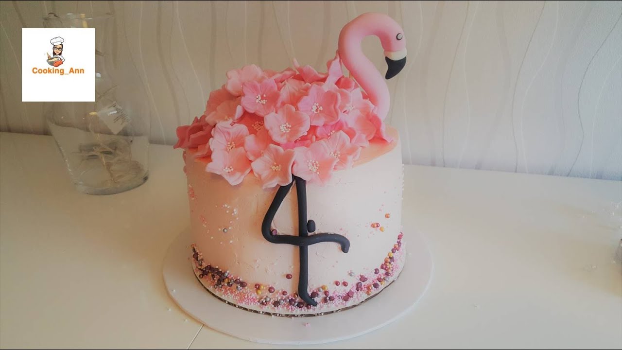 Flamingo Cake | Flamingo Torte |Flamingo Kuchen | selber machen | Tutorial | Deutsch | Cakedesign