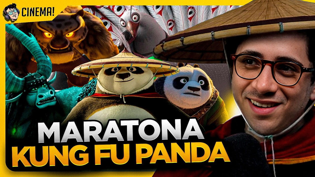 SAGA KUNG FU PANDA COMPLETA | COMPILADO TODOS OS FILMES