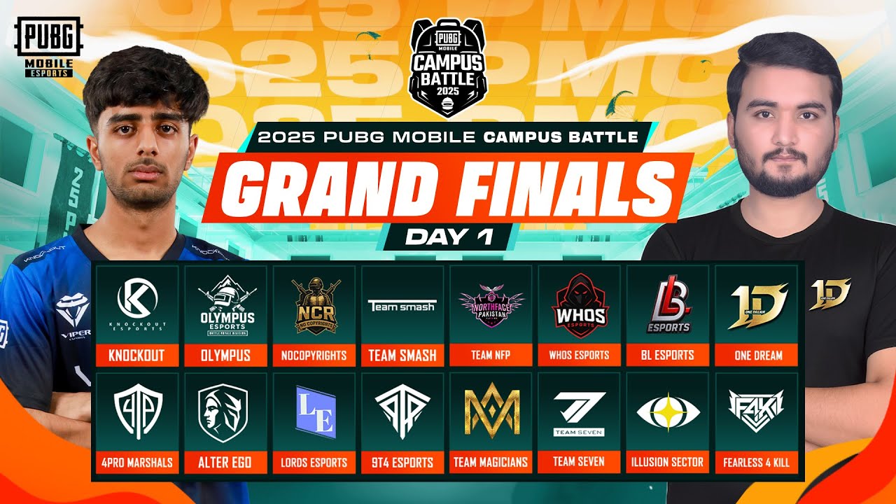 2025 PUBG MOBILE Campus Battle | Grand Finals &ndash; Day 1 🔥🏆