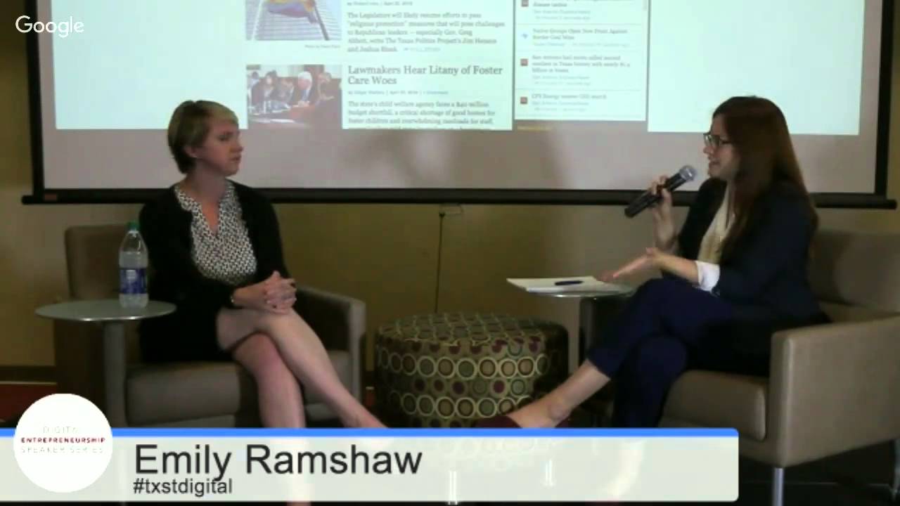 Emily Ramshaw, Editor-in-Chief of the Texas Tribune