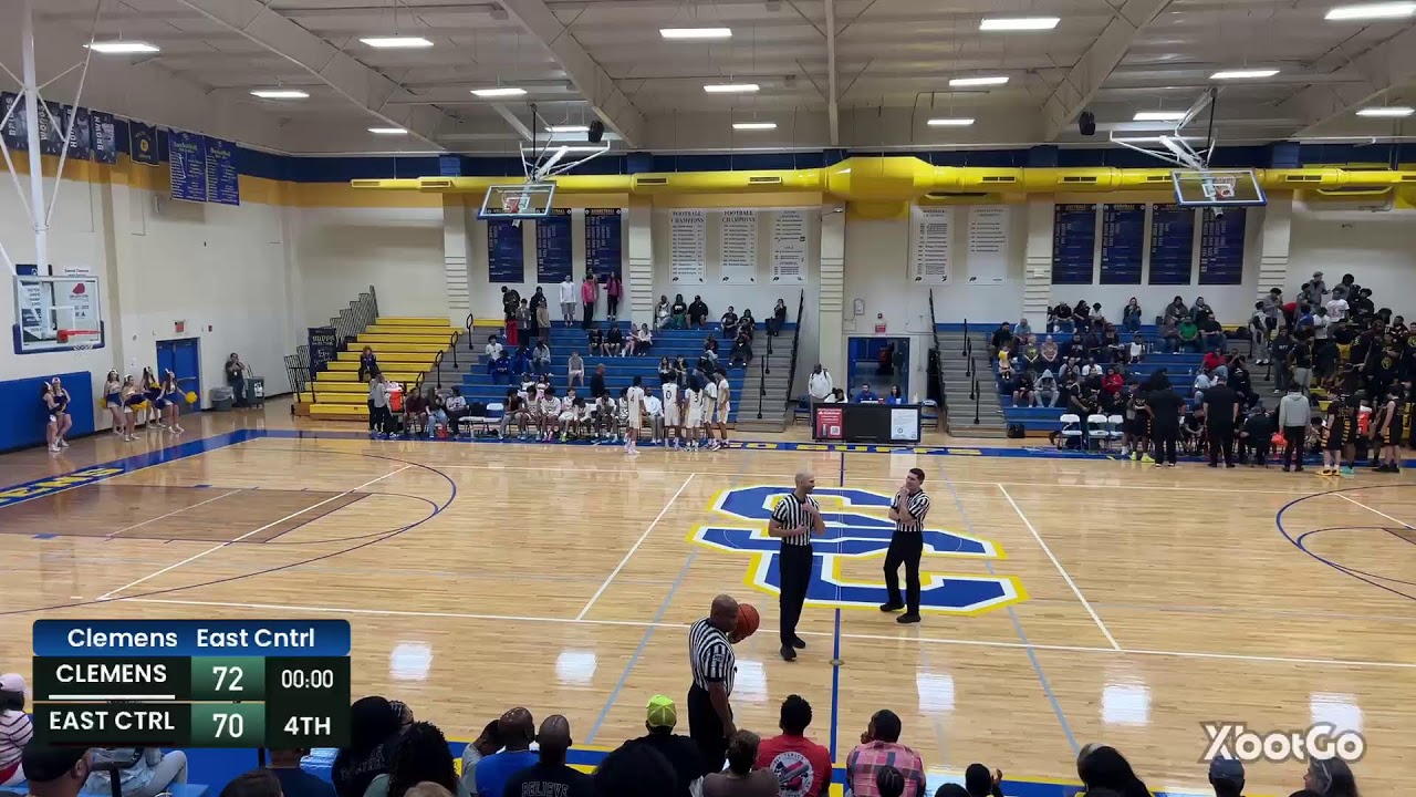 District Game Clemens HS Varsity  v. East Central HS Varsity