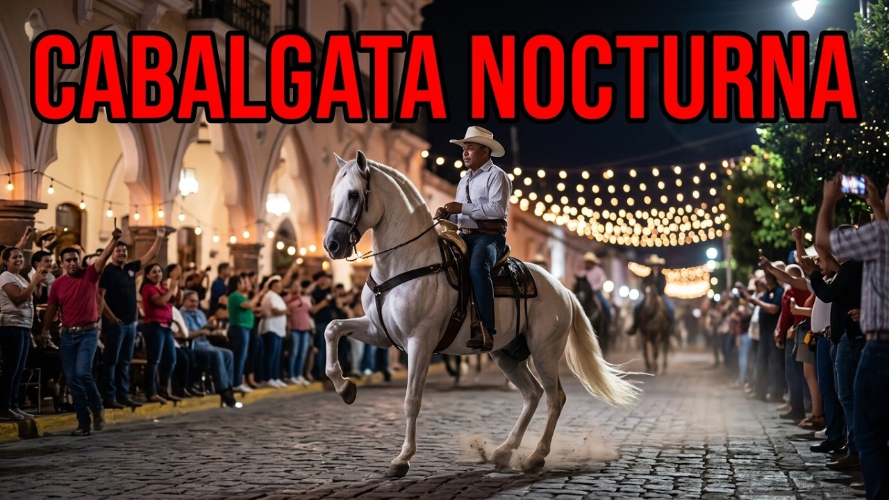 Cabalgatas de Villa de Álvarez, Colima, México. 10:40 pm en  proceso
