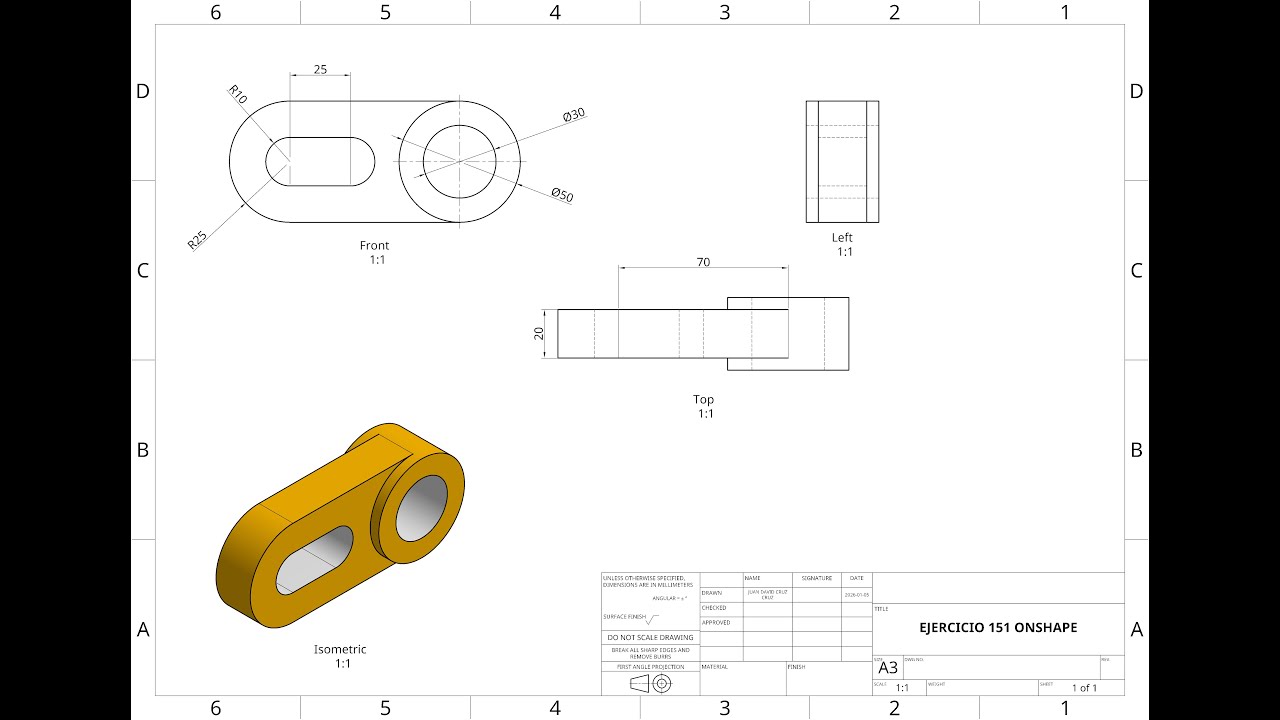 EJERCICIO 151 ONSHAPE