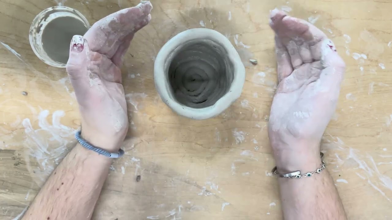 Clay coils and cups 