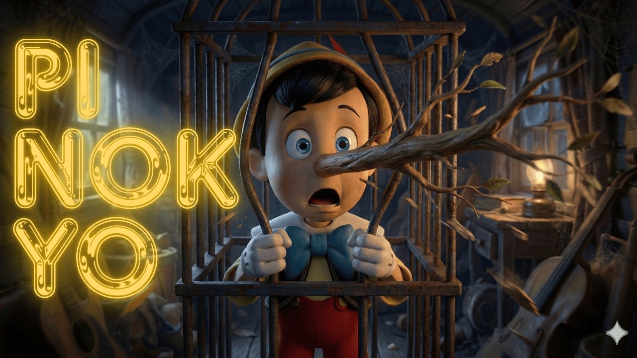 🤥 Пиноккио I Жемчужные сказки (Поучительная детская скаzka - 4K Pixar Style)
