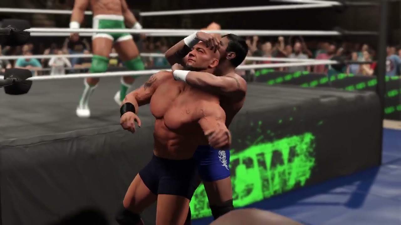 WWE 2K23: Bonus match - Leviathan vs. The Prototype vs. Brock Lesnar '01 vs. Randy Orton '02