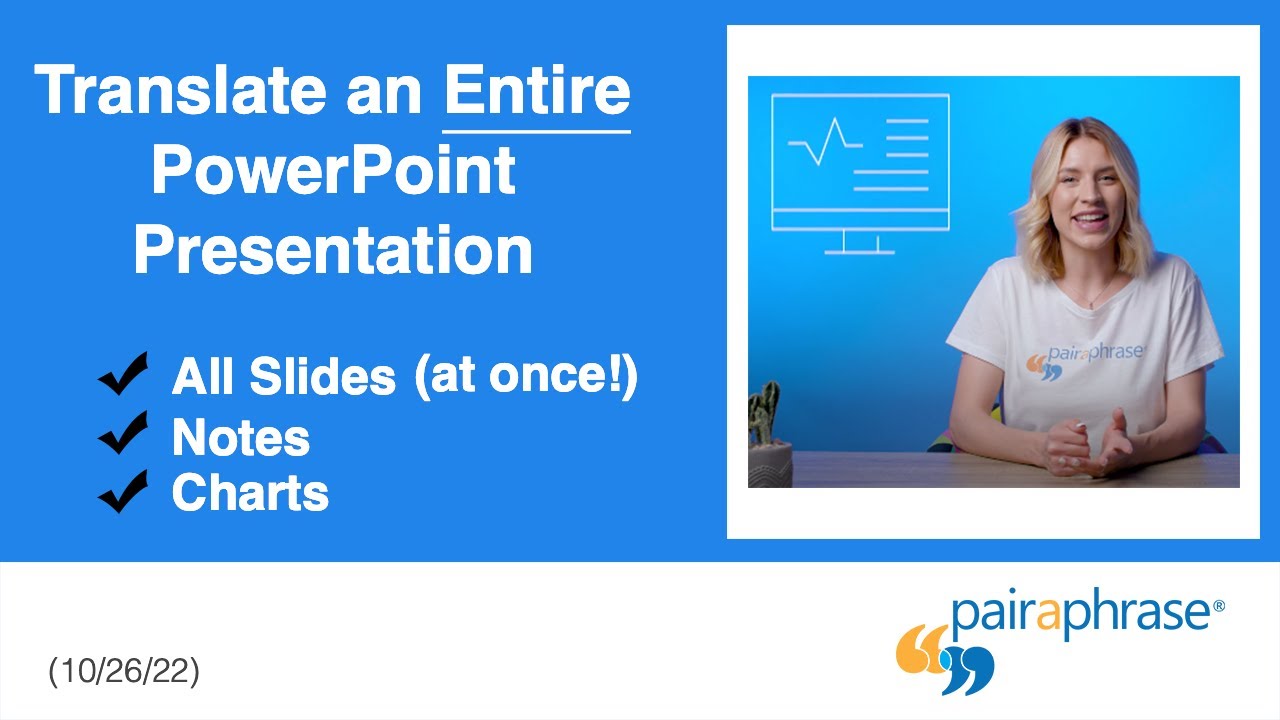 How to Translate Entire PowerPoint Presentation (Whole File - All Slides, Notes & Charts) [2026]