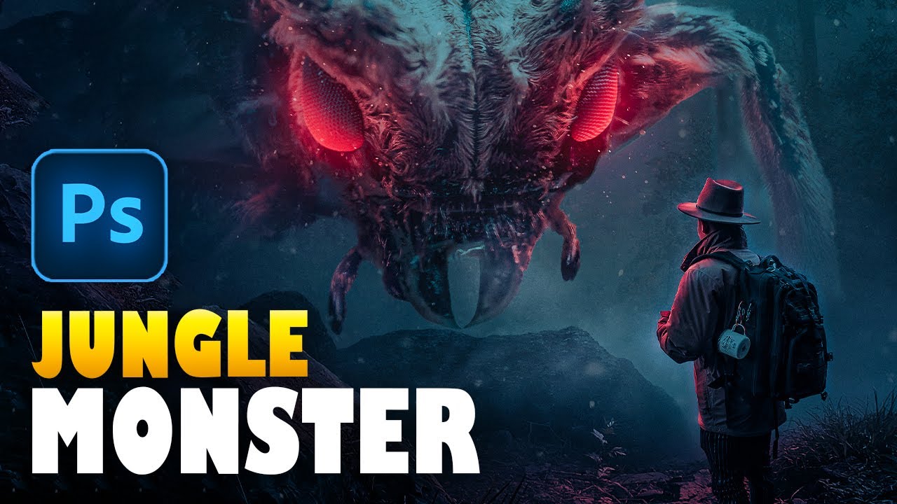 JUNGLE MONSTER - Photoshop Manipulation Tutorial
