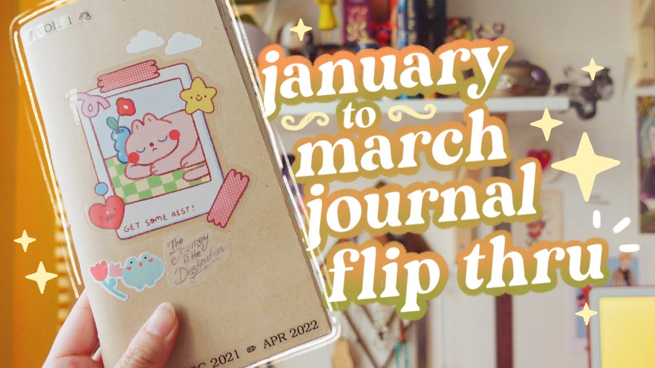 january ~ march journal flip-through // 2022 in my journal