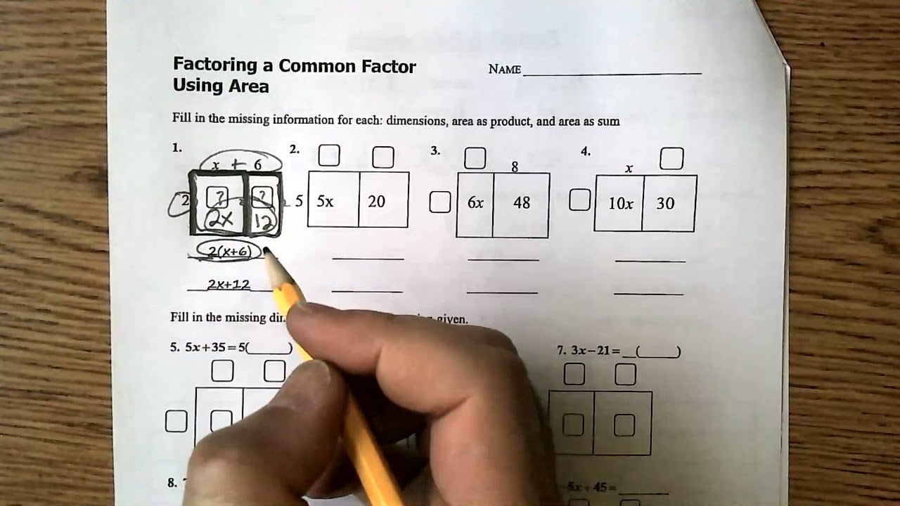 factoring notes