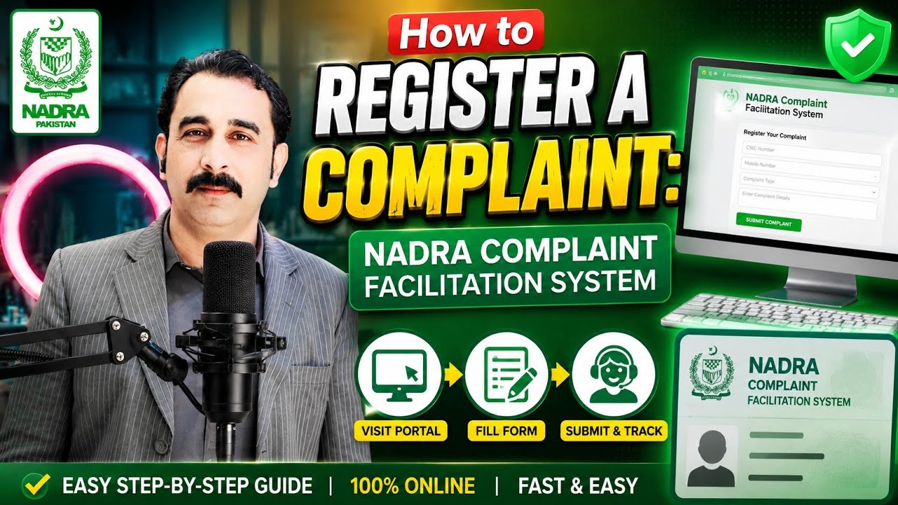 How to register a complaint: NADRA Complaint Facilitation System