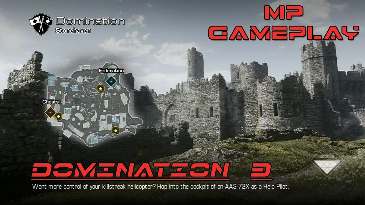 Call of Duty Ghosts Multiplayer Gameplay - Domination - Stonehaven
